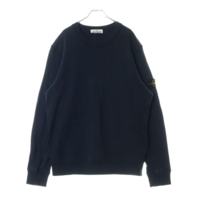 Sweatshirt ロゴワッペン クルーネックスウェットトレーナー ネイビー 101563051 Aランク