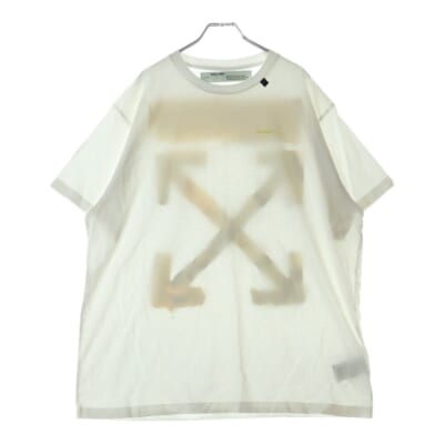 19AW Acrylic Arrow T-Shirt 半袖Tシャツ ホワイト OMAA038F19185010 Aランク