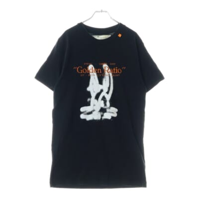 20SS Embroidered Logo T-Shirt ロゴ刺繍半袖Tシャツ ブラック OMAA027R20185009 Aランク