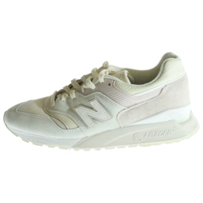 ×Kith Ronnie Fieg 997.5 キス ロニーファイグ イースター ローカットスニーカー ホワイト US8.5/26.5cm U9975HK Aランク