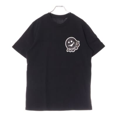 25SS ゴーストロゴプリント クルーネック 半袖Tシャツ ブラック K10918C00018 Aランク