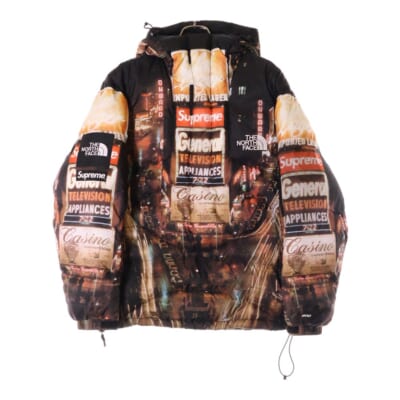 22AW ×THE NORTH FACE 800-Fill Half Zip Hooded Pullover タイムズスクエア ハーフジップ フーデッド プルオーバー ダウンジャケット マルチ ND52205I Aランク