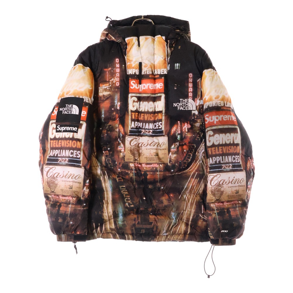 22AW ×THE NORTH FACE 800-Fill Half Zip Hooded Pullover タイムズスクエア ハーフジップ フーデッド プルオーバー ダウンジャケット マルチ ND52205I Aランク