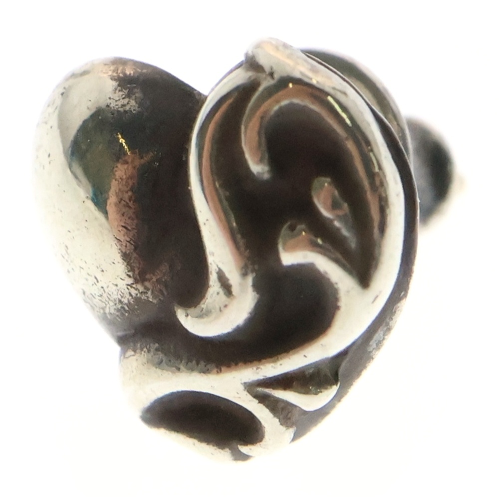 クロムハーツ STUD HEART ハート スタッドピアス シルバー
