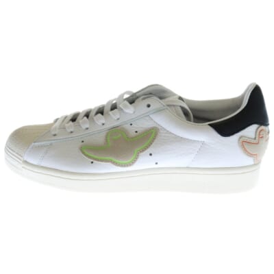 ×MARK GONZALES GONZ Superstar ADV Shmoo マーク・ゴンザレス ゴンズ スーパースター シュムー ローカットスニーカー ホワイト US10/28cm FW8029 Sランク