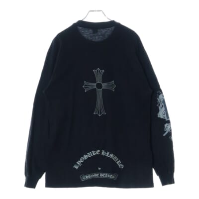 クロムハーツ CHプラス ヘンリーネック 七分袖Tシャツ