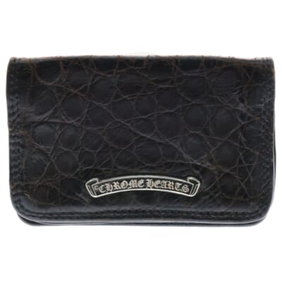 CARD CASE ALGTR カードケース グロメット付きアリゲーターカードケース ブラウン Bランク