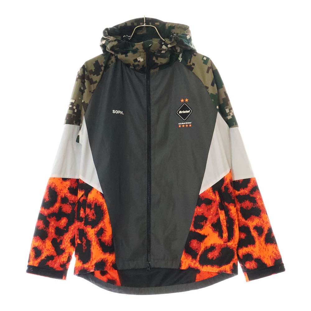 19AW × SOPH MULTI PATTERN TRAINING JACKET ソフ マルチパターン トレーニングジャケット レッド/ブラック FCRB-192030 Aランク