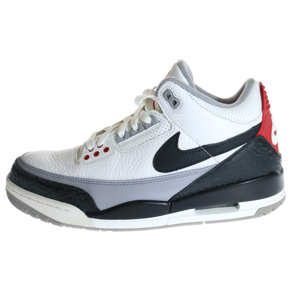 AIR JORDAN 3 RETRO TINKER HATFIELD AQ3835-160 エアジョーダン3 レトロ ティンカー ハッドフィールド ローカットスニーカー ホワイト/ブラック US8.5/26.5cm Bランク