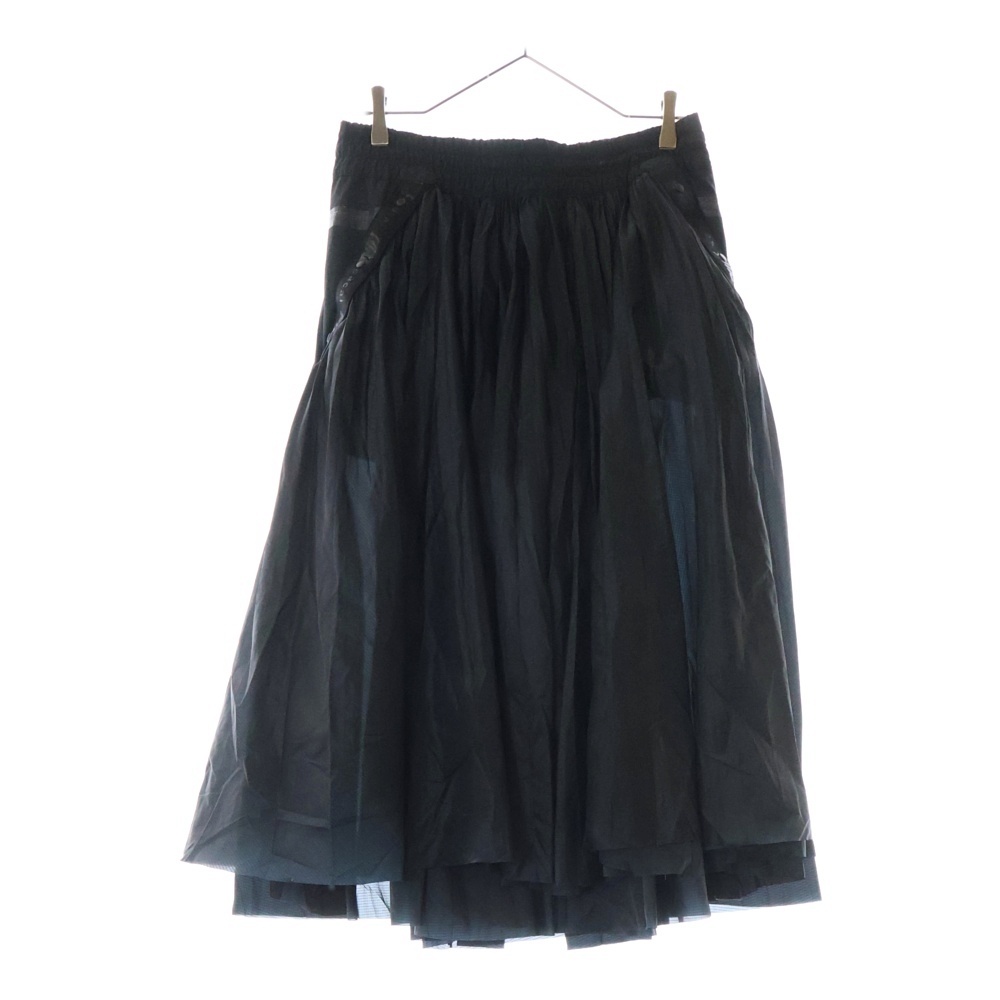 sacai  プリーツ キュロット sacai サカイ プリーツ切替 キュロット風パンツ ドッキング
