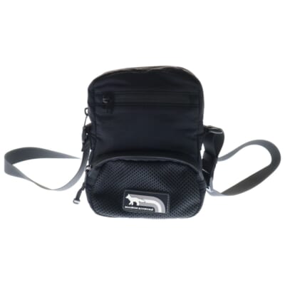 25SS FLASH FOX CROSSBODY POUCH フラッシュフォックス クロスボディ ポーチ バッグ ブラック OM05174WQ4034 Bランク