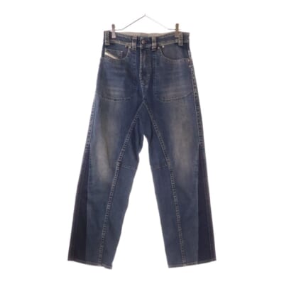 ウォッシュド加工デニムパンツ インディゴ 09J06 Bランク