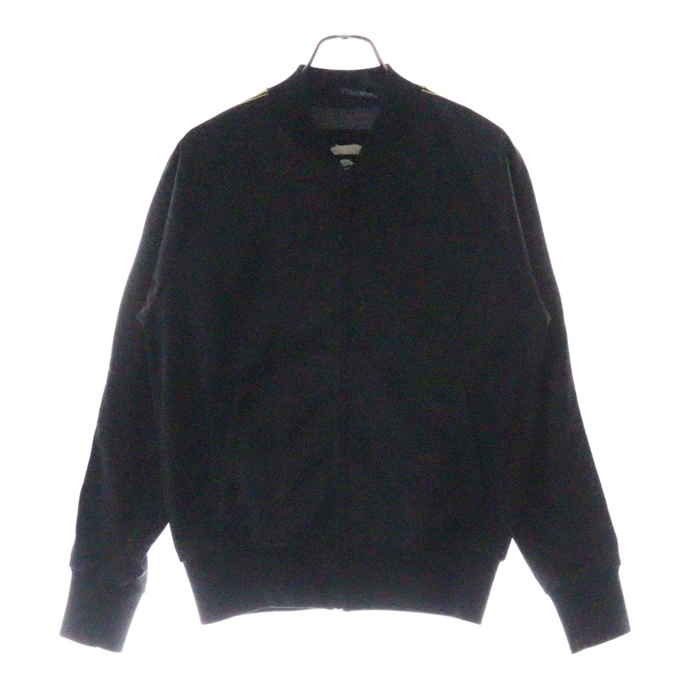 初期タグ サイドテープ ジップアップトラックジャケット ブラック/ゴールド Bランク