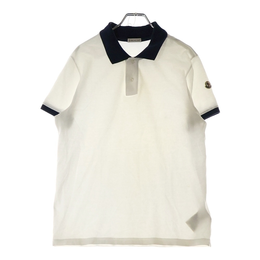 18AW コットン 半袖ポロシャツ ホワイト D10918309850 84556 Bランク