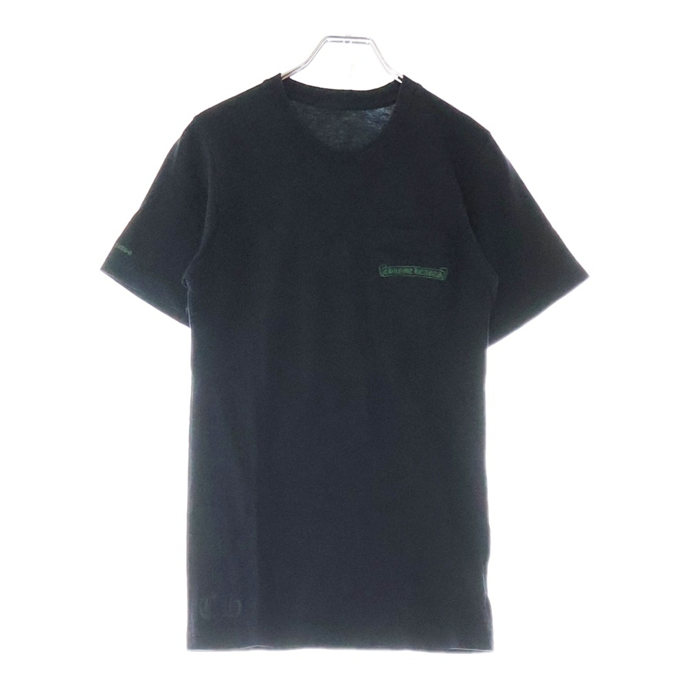 CH T-SHRT バックセメタリープリント 半袖Tシャツ カットソー ブラック Bランク