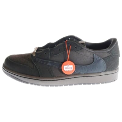 ×TRAVIS SCOTT AIR JORDAN 1 LOW OG SP DM7866-202 トラヴィススコット エアジョーダン1 ローカットスニーカー ブラウン US9/27.0cm Sランク