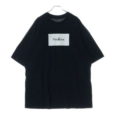 6 Quaderno ラウンドネック オーバーサイズ半袖Tシャツ ブラック S52GC0230 Bランク