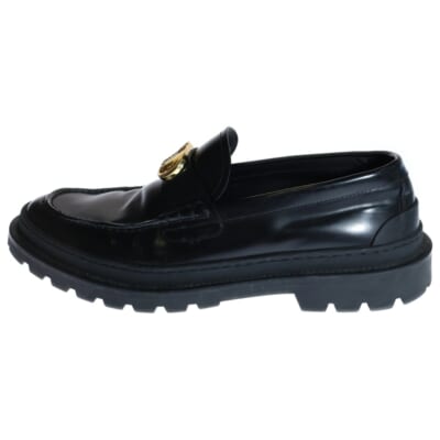 【美品】バレンシアガ　スペース BALENCIAGA Space $1100 Men's Black Shiny Rubber Shoes New