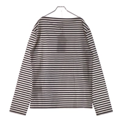 ボーダー長袖Tシャツ UJL07B S231 111Q ホワイト/ネイビー Sランク