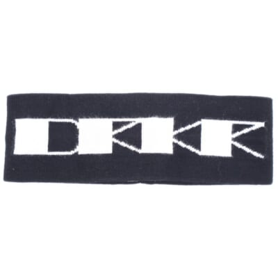 DRKR HEADBAND DA01D1480-KP6 ロゴ刺繍ヘアバンド ブラック Bランク