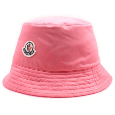 23SS Reversible Logo Patch Bucket Hat I10933B00030596LS562 リバーシブルロゴバケットハット 帽子 ピンク Bランク