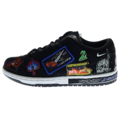 DUNK LOW PRO QS NECK FACE ダンク プロ ネックフェイス ローカット スニーカー ブラック US7/25cm DQ4488-001 レディース Sランク