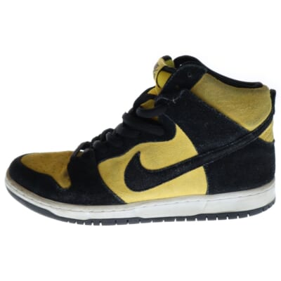 DUNK HIGH MAIZE AND BLACK ダンク ハイカットスニーカー DB1640-001 US10/28.0cm ブラック/イエロー Bランク