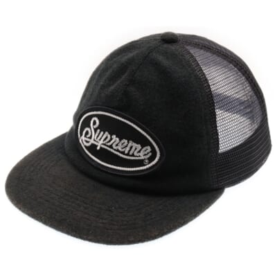24SS Terry Mesh Back 5Panel テリーメッシュキャップ ブラック Bランク