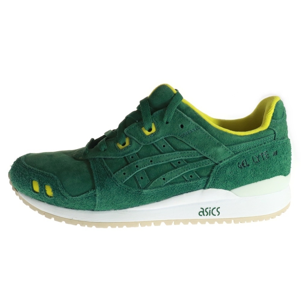 GEL-LYTE III OG SHAMROCK 1201A809-300 ゲルライト ローカットスニーカー グリーン US9.5/27.5cm Aランク