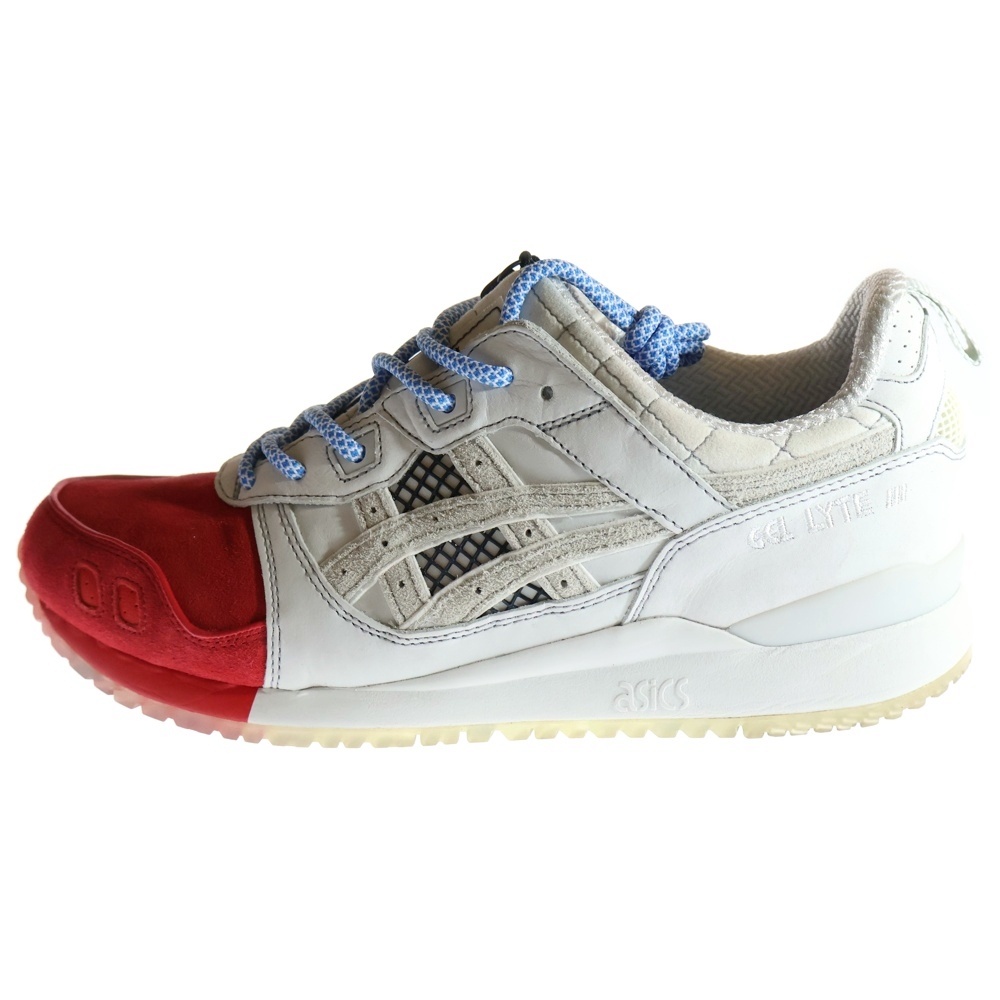 ×mita sneakers GEL LYTE 3 30th ANNIVERSARY 1193A185-000 ミタスニーカーズ ゲルライト3 30th アニバーサリー ローカットスニーカー ホワイト US9.5/27.5cm Aランク