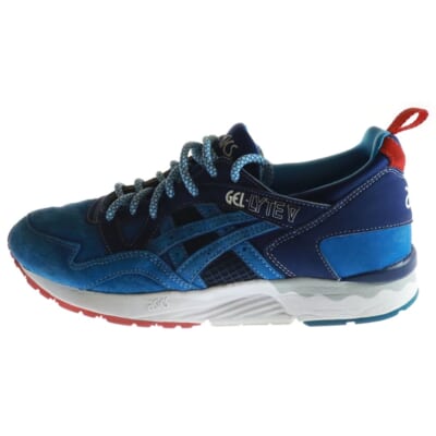 ×mita sneakers GEL LYTE V TRICO TQ6J4J ミタスニーカーズ ゲルライト 5 トリコロール ローカットスニーカー ブルー US9.5/27.5cm Aランク