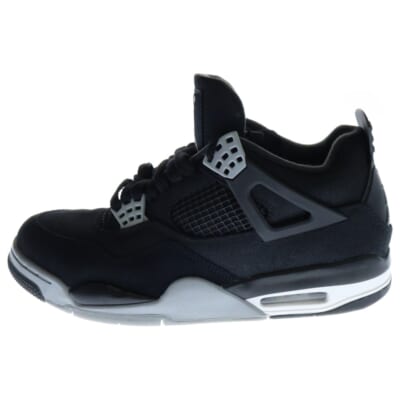AIR JORDAN 4 RETRO SE BLACK AND LIGHT STEEL エア ジョーダン レトロ ハイカットスニーカー DH7138-006 ブラック US10/28.0cm Aランク