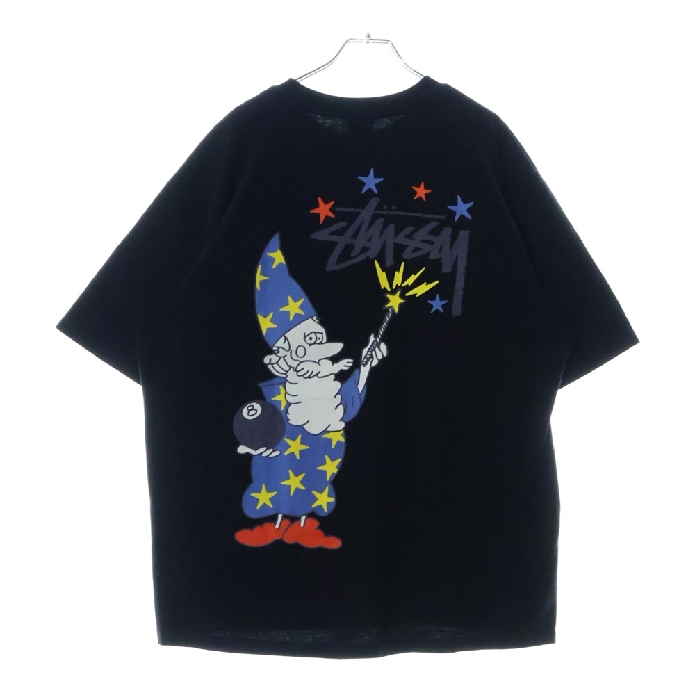 WIZARD TEE ウィザード バックプリント Tシャツ 半袖カットソー ブラック Aランク