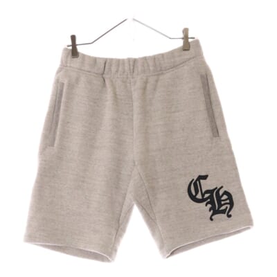 Y NOT Sweat Shorts CH刺? スウェットハーフパンツ グレー Aランク