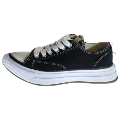 24SS YUCCA OG Sole Canvas Low-top Sneaker ユッカ ロートップ ローカットキャンバススニーカー ブラック B12FW702 Bランク