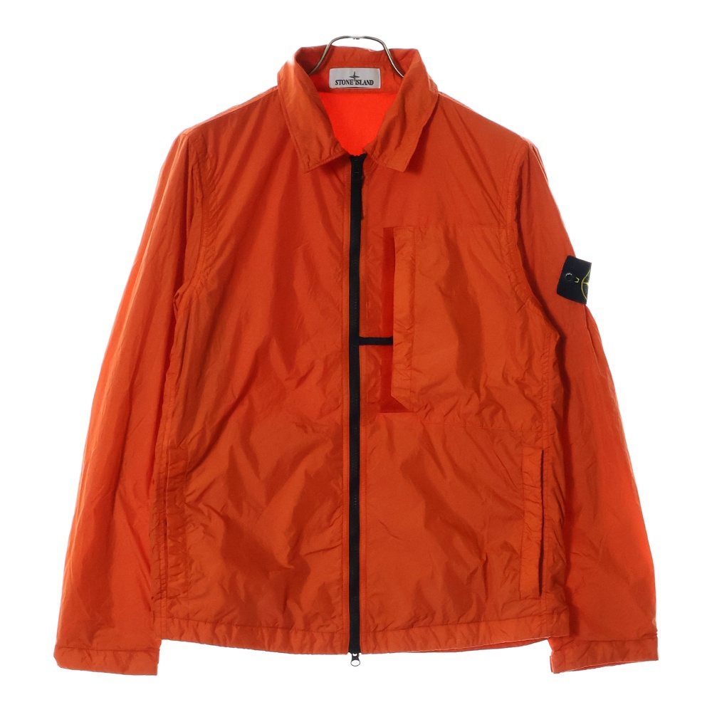 ロゴワッペン ジップアップ ナイロンジャケット 791510723 オレンジ Bランク