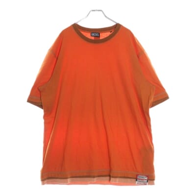 Tシャツ オレンジ 半袖 ビックシルエット A06163 Aランク
