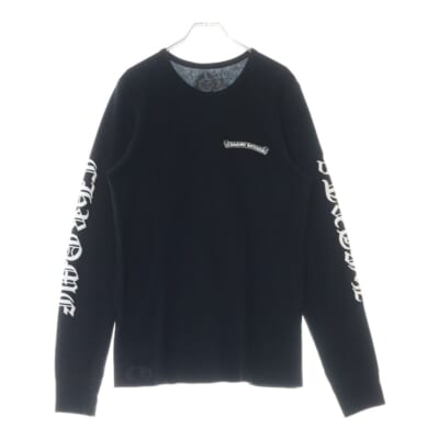 Thermal L S 袖ロゴプリントサーマル長袖カットソー ブラック Aランク