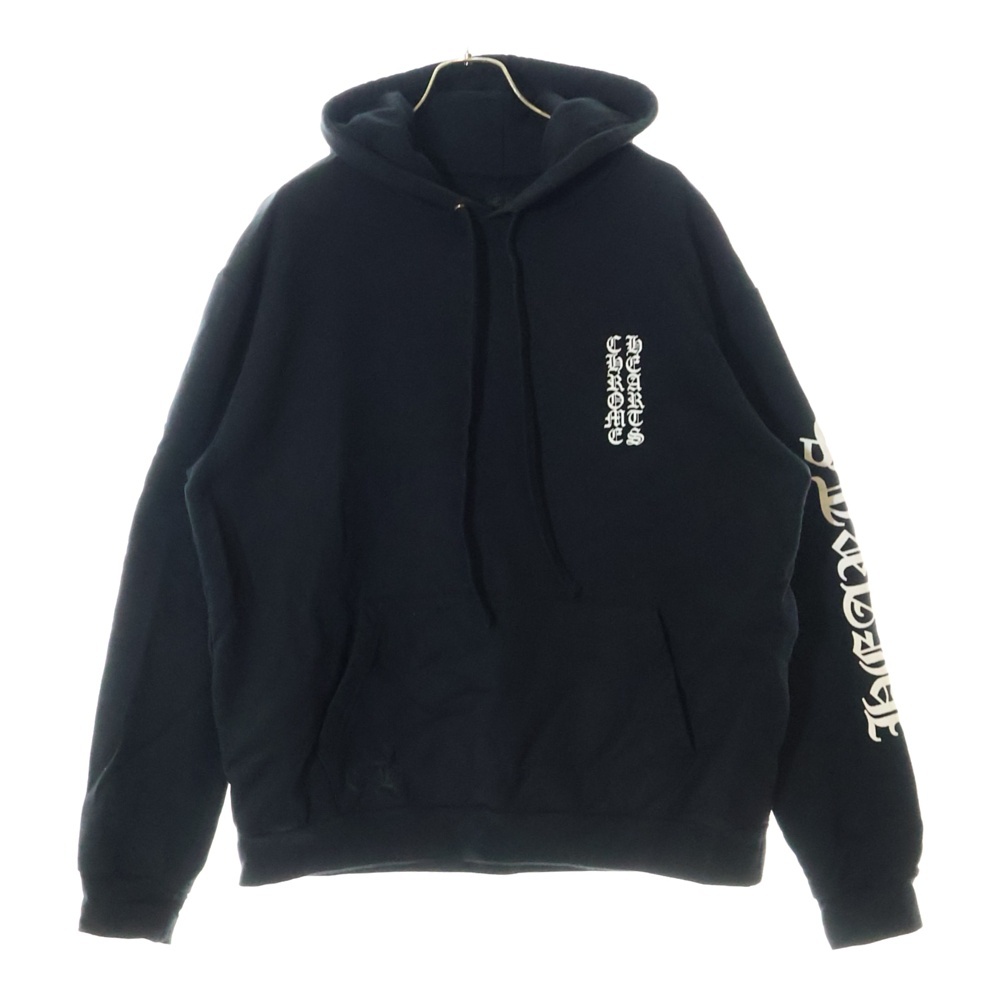 クロムハーツ　SWTSHRT PLVR プルオーバーパーカー Chrome Hearts - クロムハーツ SWTSHRT PLVR 袖プリントプル
