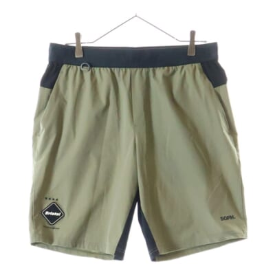 23SS STRETCH LIGHT WEIGHT EASY SHORTS ストレッチライトウェイトイージーショーツ グリーン FCRB-230041 Bランク
