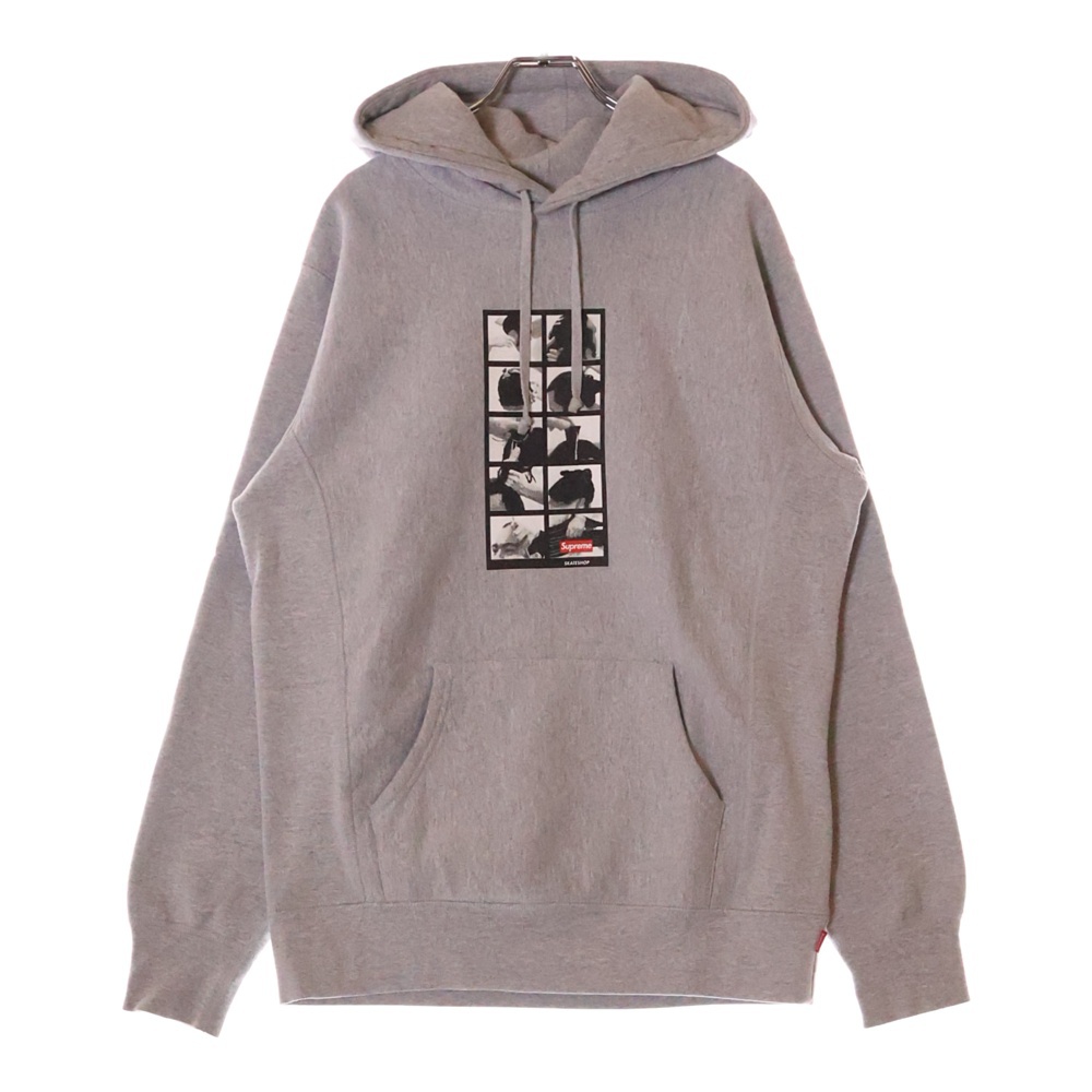 16AW Sumo Hooded Sweatshirt スモウ フーデッド スウェットシャツ 相撲プリント プルオーバー パーカー グレー Bランク