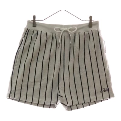 Leo Terry レオ テリー ストライプ スウェット ショーツ ハーフパンツ グレー KHM060895 Bランク