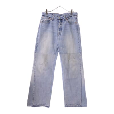 24SS WIDE FLARE DENIM PANTS 再構築 ワイドフレア デニムパンツ インディゴ RE-CO-BL-00-00-251 Bランク