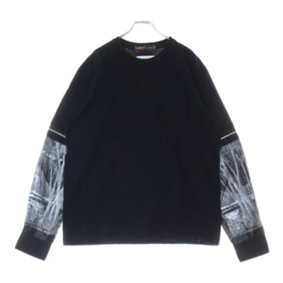 ×SUN SURF ARCHIVE PRINT MIX LONG T-SHIRT サンサーフ アーカイブプリントミックス 長袖Tシャツ カットソー ブラック 20-02199M Bランク
