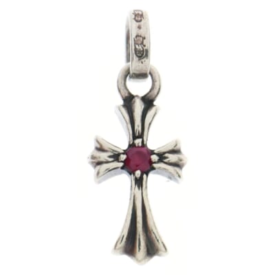 CRS BBYFAT RUBY ベイビーファット 1ルビー チャーム ネックレストップ シルバー Bランク