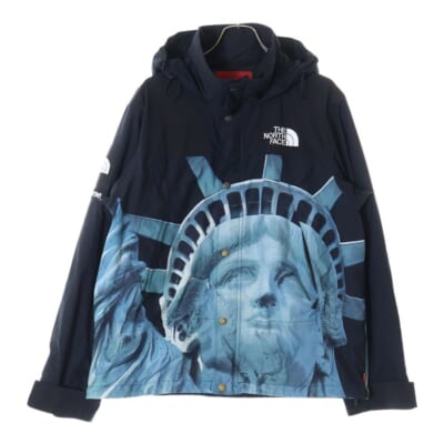 19AW ×THE NORTH FACE Statue of Liberty Mountain Jacket ザノースフェイス スタチューオブリバティ マウンテンジャケット ブラック NP61902I Bランク