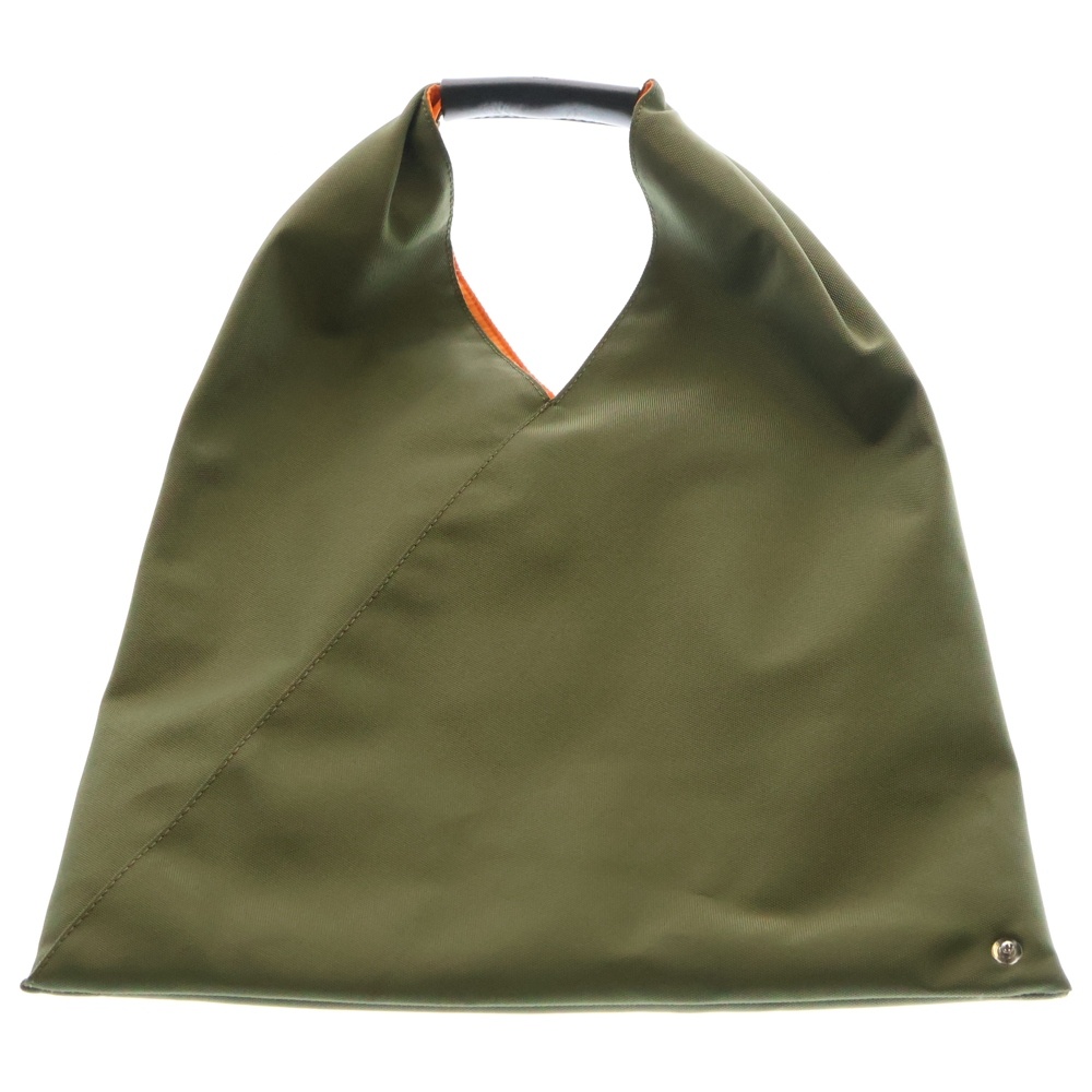 トライアングル スモール ナイロン ジャパニーズトート トートバッグ カーキ/オレンジ レディース S54WD0043 P4810 Bランク