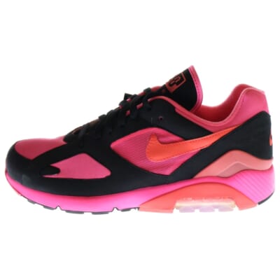 ×COMME des GARCONS HOMME PLUS AIR MAX 180 コムデギャルソンオムプリュス エアマックス180 ローカット スニーカー ブラック/ピンク US10/28cm AO4641-601 Aランク