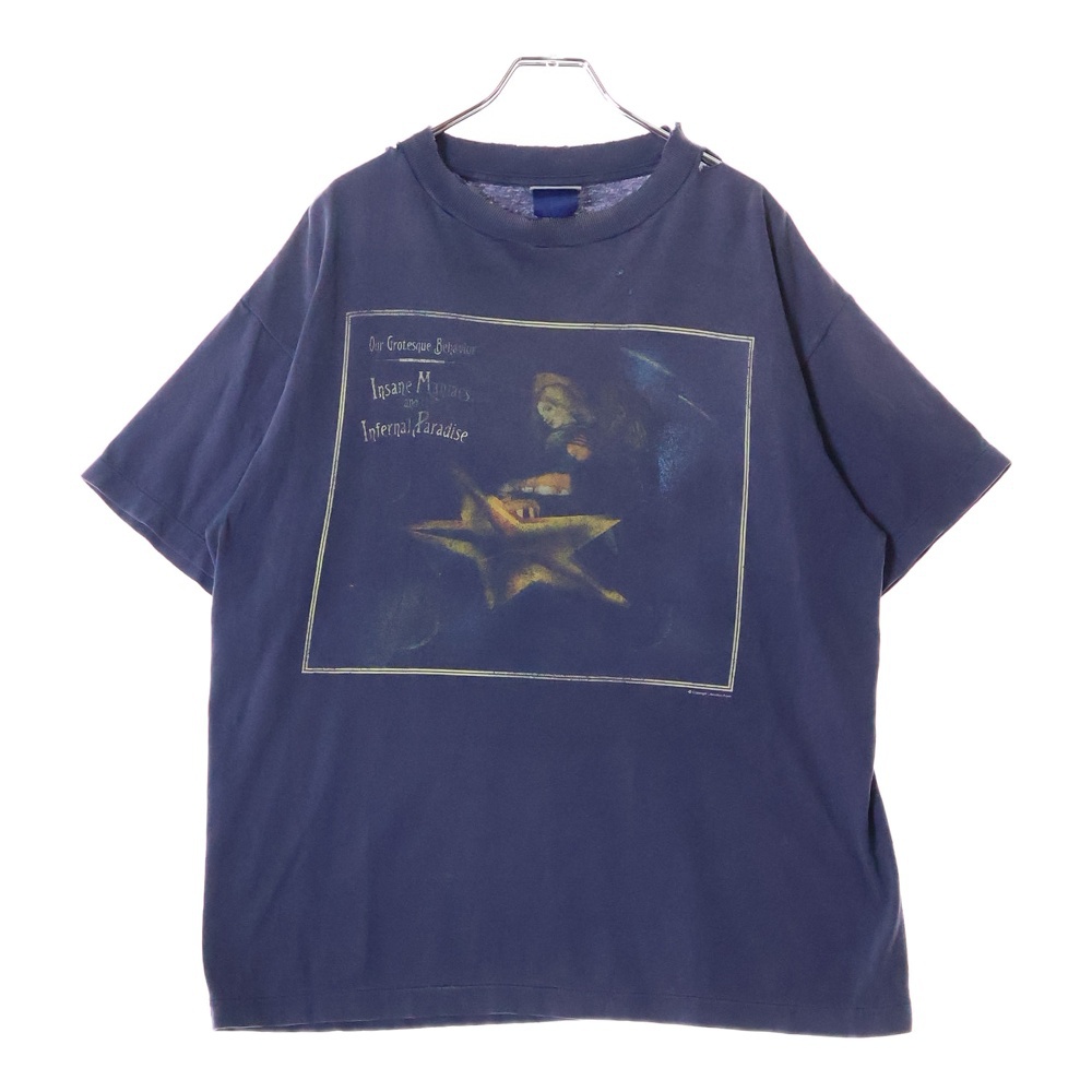 24AW ×CACTUS PLANT FLEA MARKET CP SS TEE STAR カクタスプラントフリーマーケット スター 両面プリントTシャツ 半袖クルーネック ネイビー SM-YS1-0000-C03 Bランク