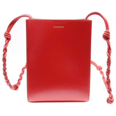 TANGLE タングル レザー スモール ショルダーバッグ レッド J07WG0001 P4841 628 Aランク
